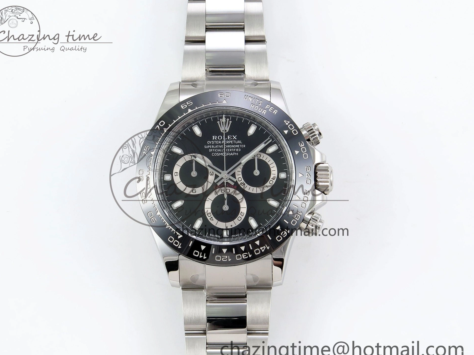 MiroTime 0118 Refined Daytona 116500 Clean 1:1 Best Edition 904L SS Case and Bracelet Black Dial SA4130 V 1552